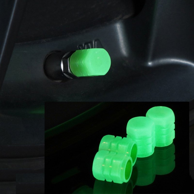 Car Luminous Tire Valve Cap(4 pcs set) - Auto Furnish