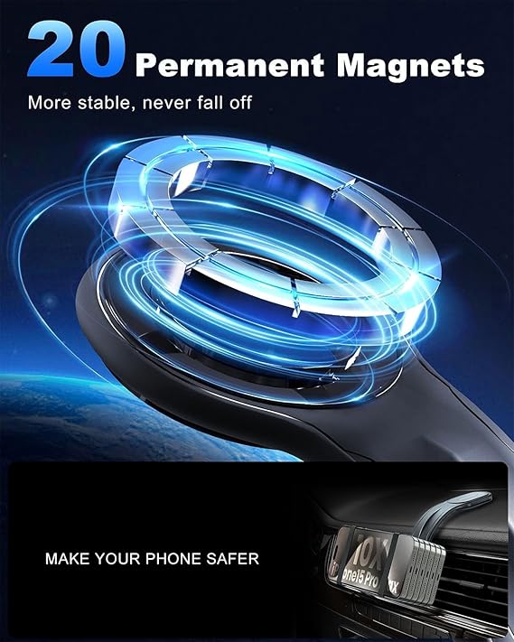 Detachable Magnetic Car Phone Mount - Auto Furnish