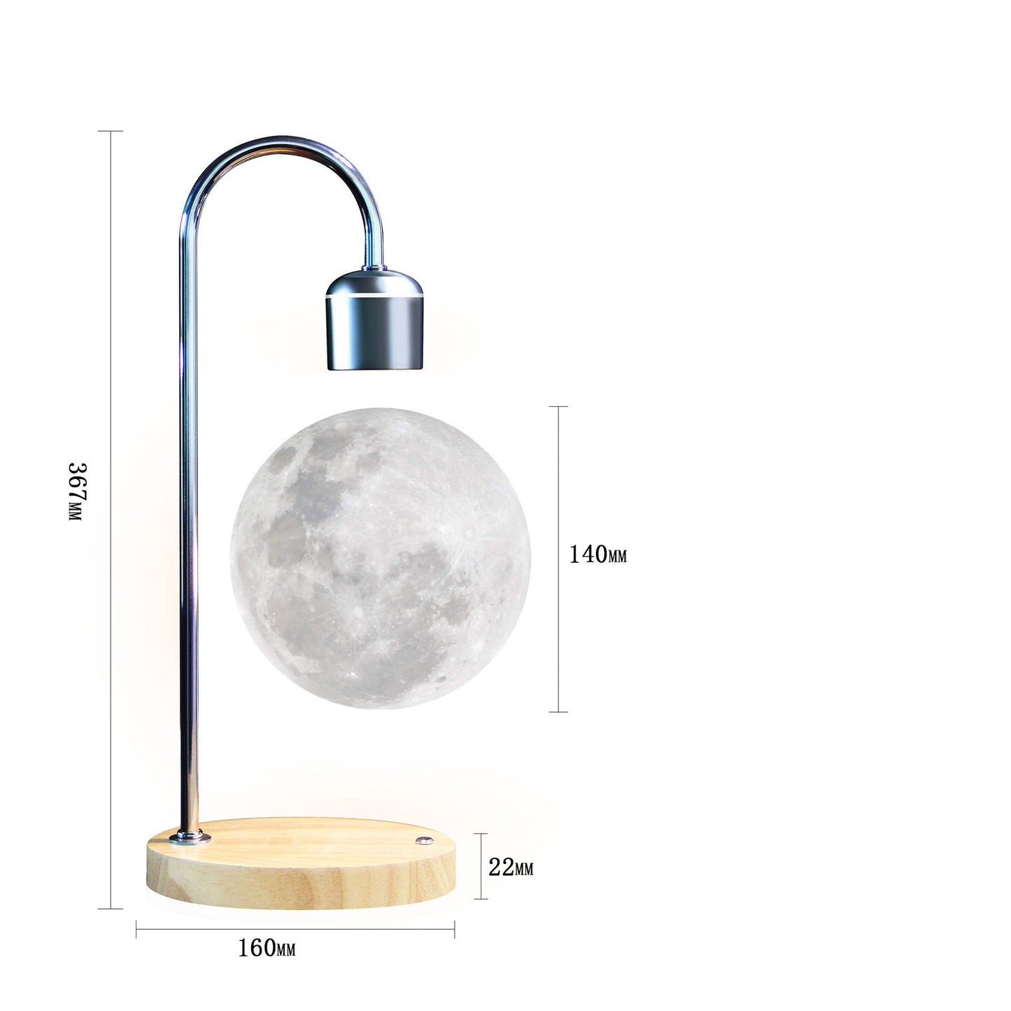Magnetic Levitation Moon Light - Auto Furnish