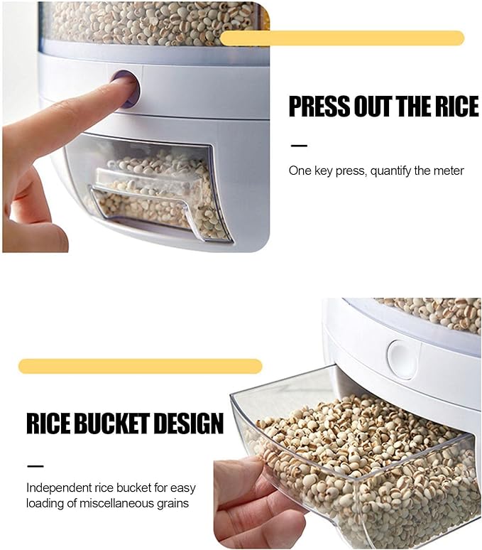 Rotating Food Storage Dispenser - Auto Furnish