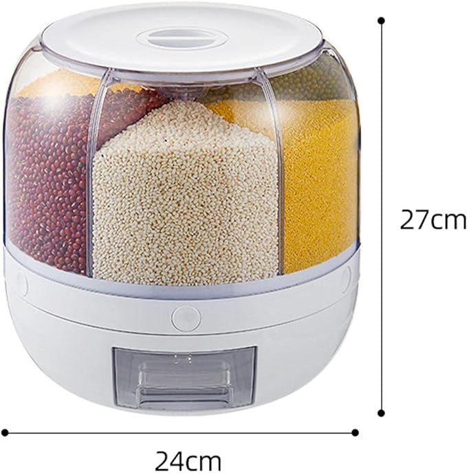 Rotating Food Storage Dispenser - Auto Furnish