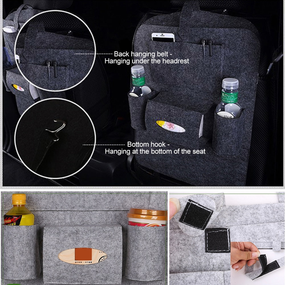 Multi-Purpose Auto Seat Organizer Bag - Auto Furnish