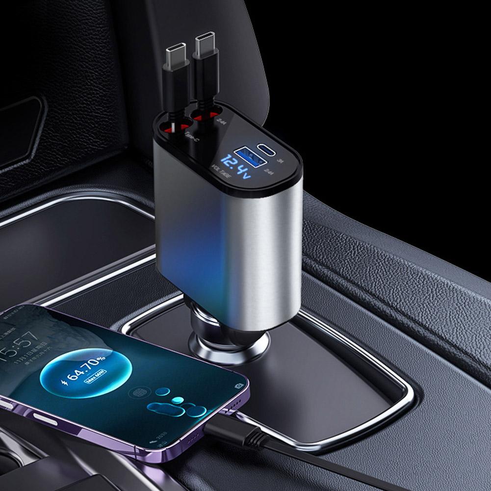 4 in 1 Retractable Charger - Auto Furnish