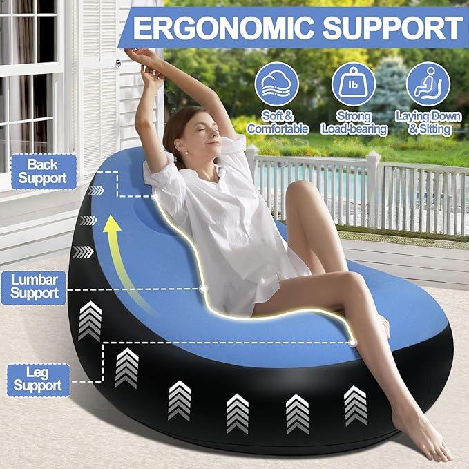 Portable Inflatable Sofa - Auto Furnish