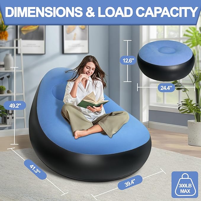 Portable Inflatable Sofa - Auto Furnish