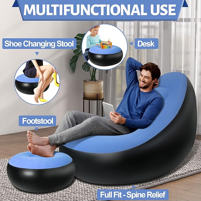 Portable Inflatable Sofa - Auto Furnish