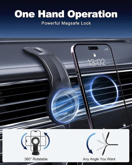 Detachable Magnetic Car Phone Mount - Auto Furnish