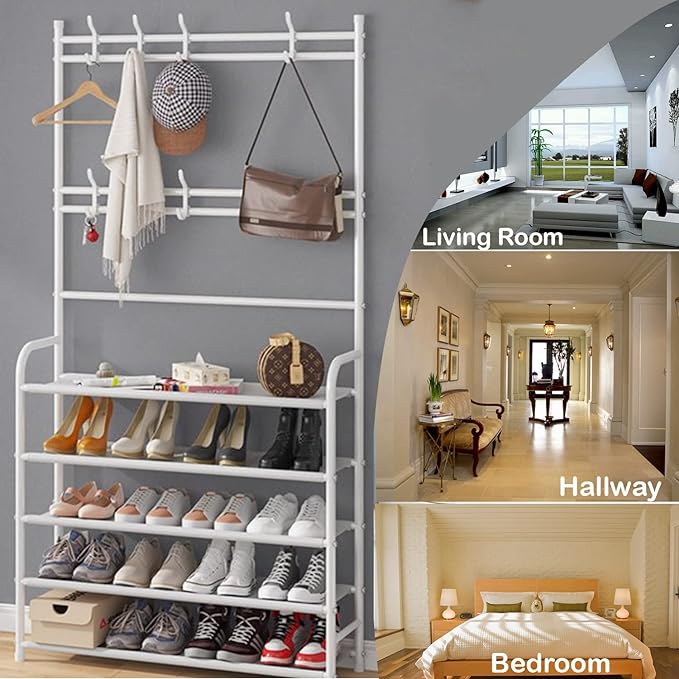 Multi-functional Shoe & Hat Rack - Auto Furnish
