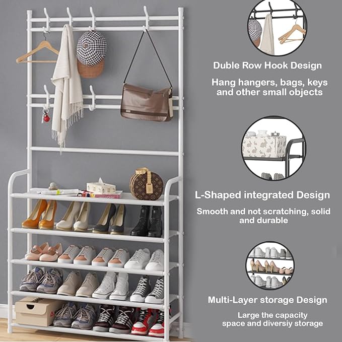 Multi-functional Shoe & Hat Rack - Auto Furnish