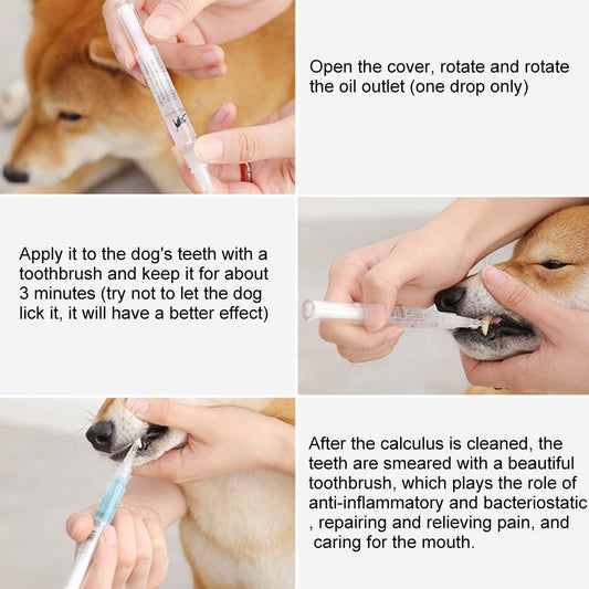 Pet Teeth Repairing Kit For Dog Cat Teeth Cleaning Pen Kit - Auto Furnish