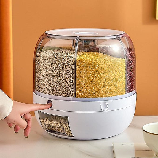 Rotating Food Storage Dispenser - Auto Furnish